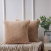 Brown Faux Fur Cushion Cover Pack of 2