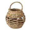 Wicker Candle Holder Lantern with Handle for Patio, Garden and Dining Party Home Decoration