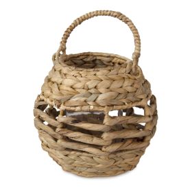 Wicker Candle Holder Lantern with Handle for Patio, Garden and Dining Party Home Decoration