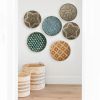 Bamboo Woven Round Basket Tray