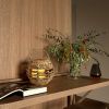 Wicker Candle Holder Lantern with Handle for Patio, Garden and Dining Party Home Decoration