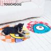 Touchdog Â® Cartoon Up-for-Crabs Monster Rounded Cat and Dog Mat