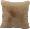 Brown Faux Fur Cushion Cover Pack of 2