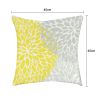 Yellow Pillow Cover Home Decor Double Sided Gray Decorative Cushion Case