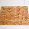 Bamboo Non-Slip Bath Mat for Bathroom outdoor garden mat