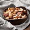 Set 2 Coconut Bowls &Wooden Spoon Organic Cereal Smoothie Natural Breakfast Bowls