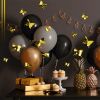 60PCS 3D Butterfly Wall Stickers Mirror Butterfly Wall Decals Set Removable