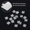 Mirror Glass Mosaic Tiles Self-Adhesive DIY Square Glass Mirror for Craft